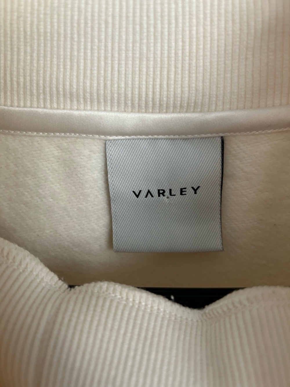 Varley Woods Sweat Sweatshirt Womens Medium Pullover Cream Anthropologie - Picture 4 of 15